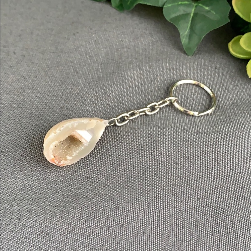 Geode Keychain